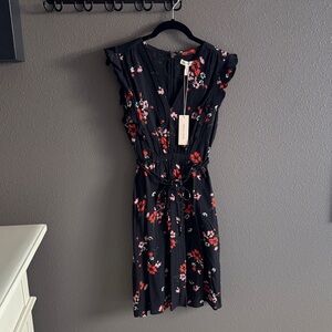 Rebecca Taylor Silk Floral Mini Dress